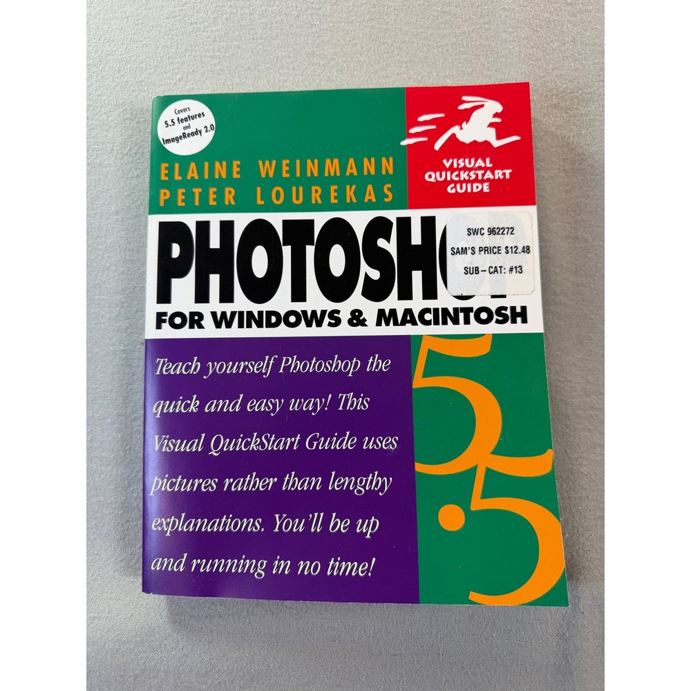 Photoshop 5.5 Visual QuickStart Guide Windows Macintosh Peachpit Press Book